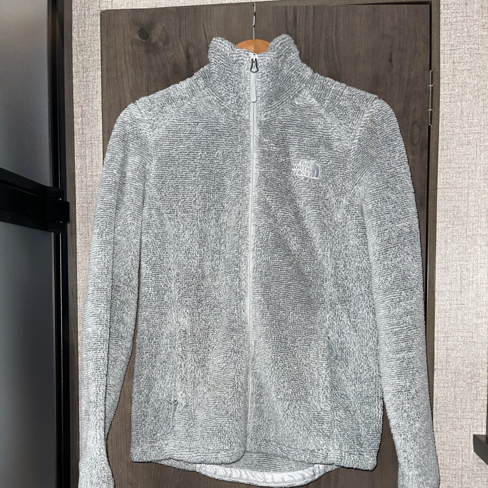 The North face grey jacket!💓